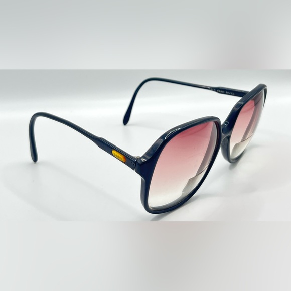 Landolfi Accessories - Vintage Landolfi 5095 Navy Blue Oval Sunglasses Frames Only